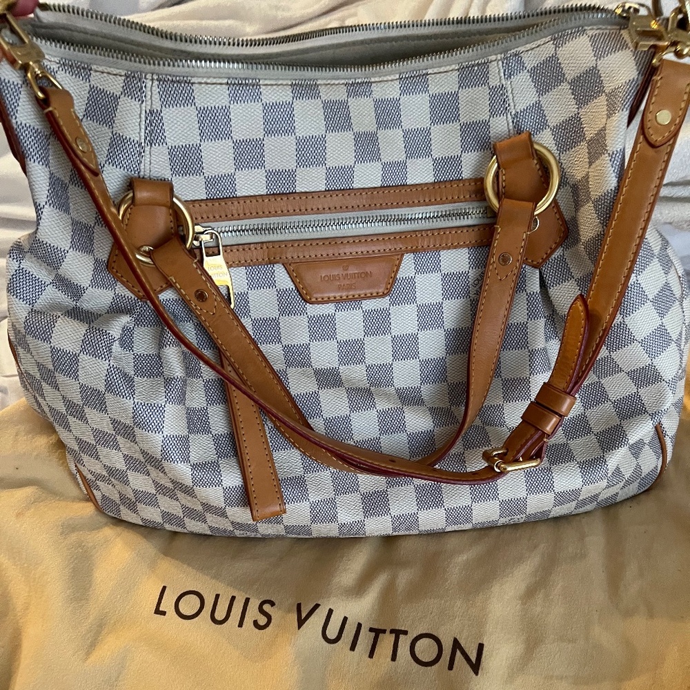 Authentic Louis Vuitton Evora Damier Satchel